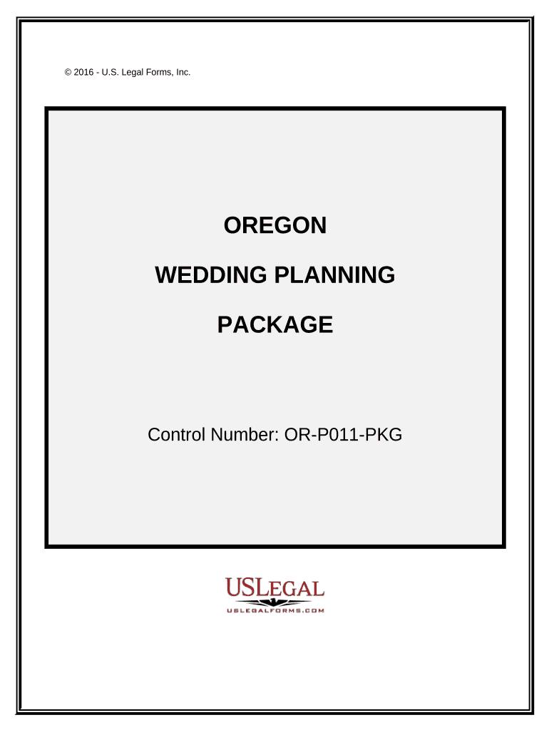 Wedding Planning or Consultant Package - Oregon Preview on Page 1