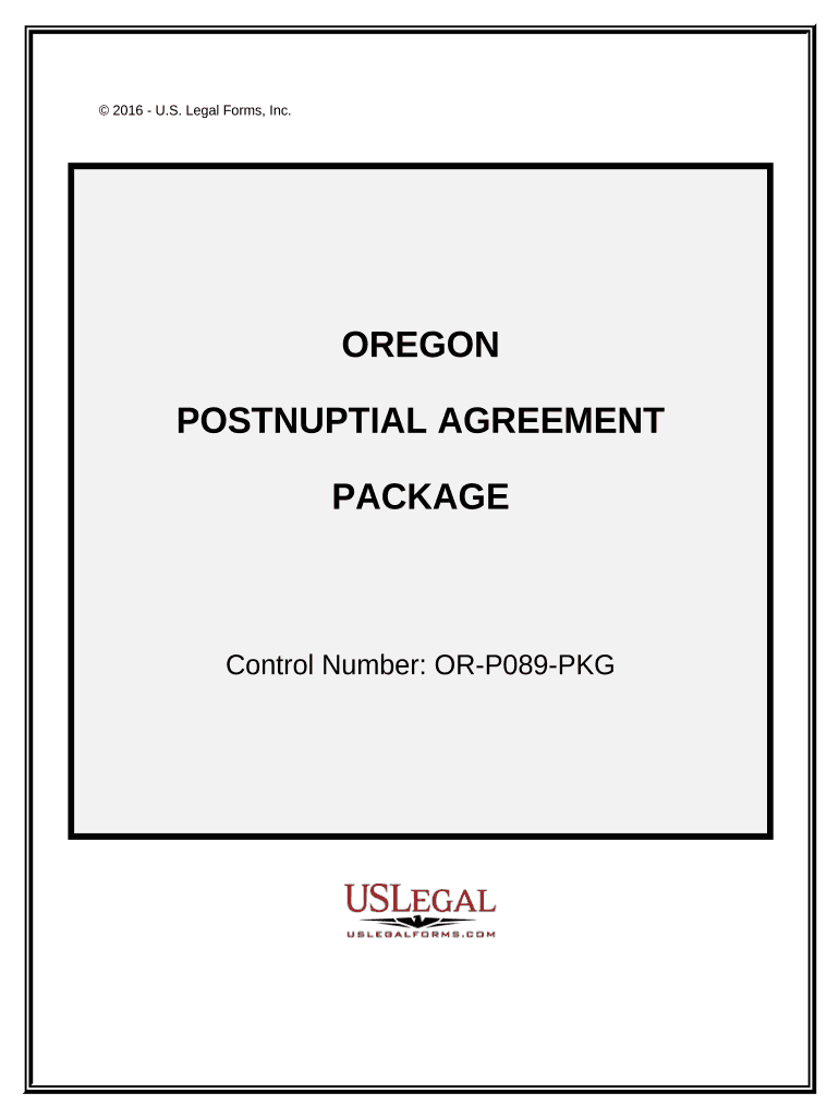 postnuptial agreement oregon Preview on Page 1