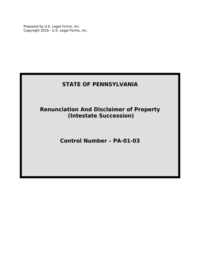 intestate succession in pa Preview on Page 1