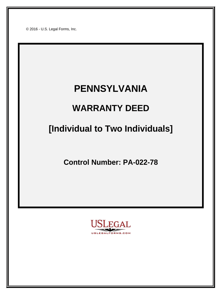 pennsylvania deed form Preview on Page 1