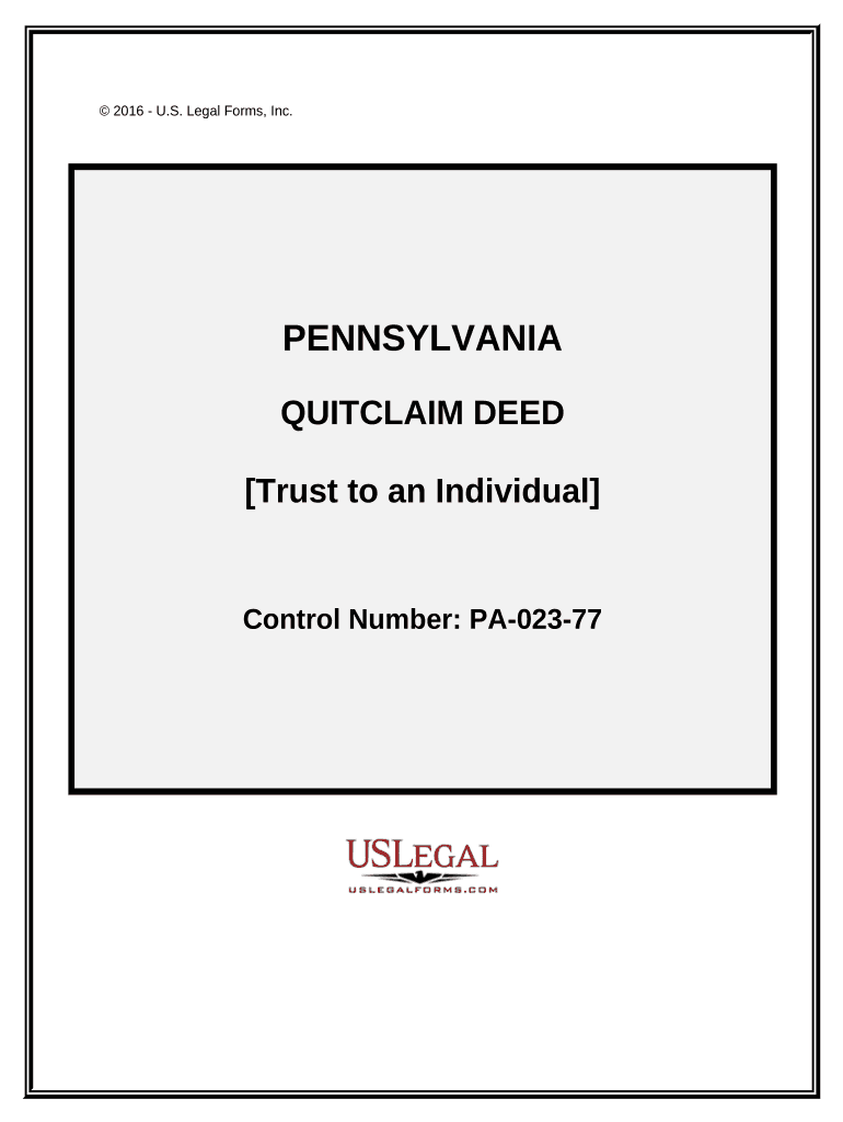 can a quit claim deed be contested Preview on Page 1.