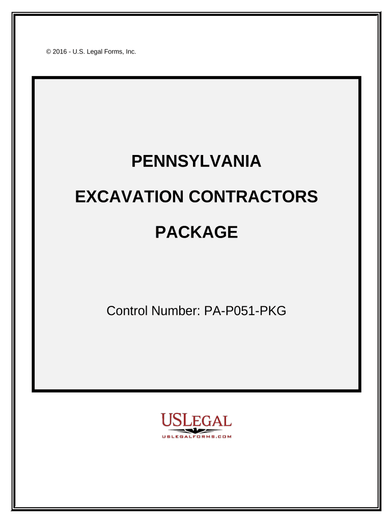 excavation contract Preview on Page 1