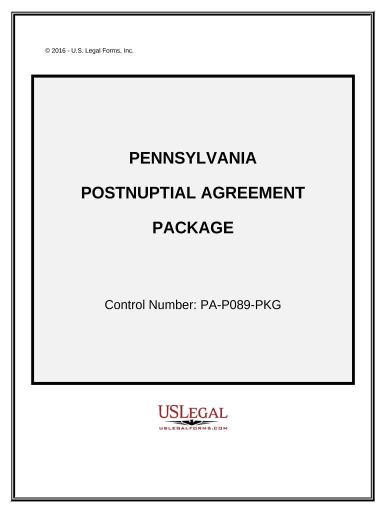 post nuptial agreement pennsylvania Preview on Page 1