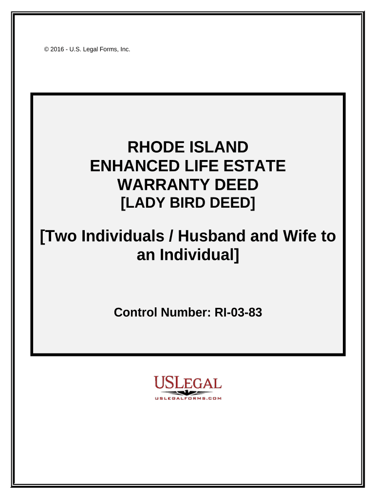 life estate deed rhode island Preview on Page 1