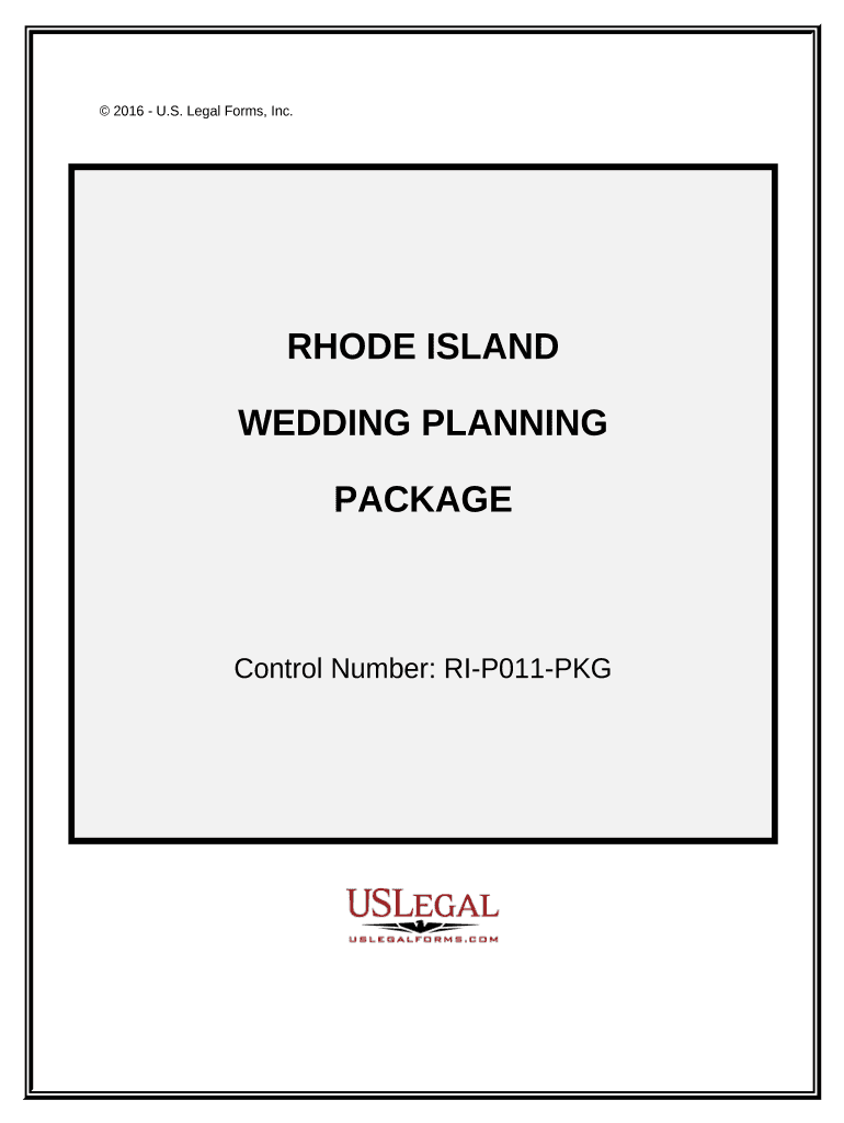 Wedding Planning or Consultant Package - Rhode Island Preview on Page 1