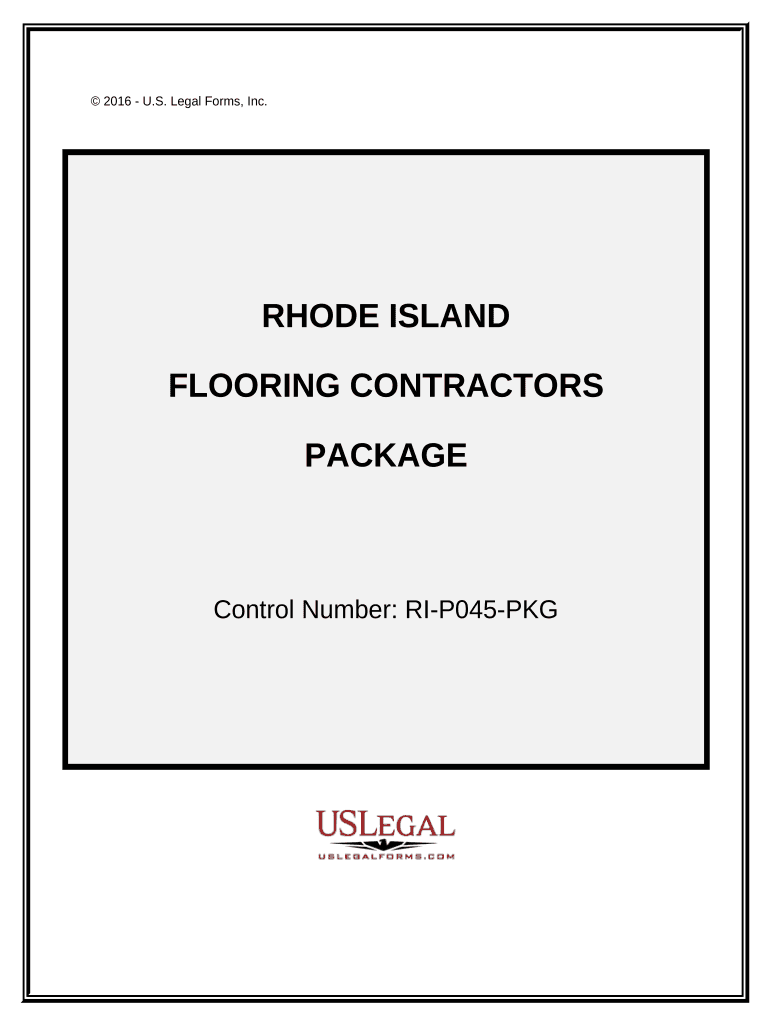 Flooring Contractor Package - Rhode Island Preview on Page 1
