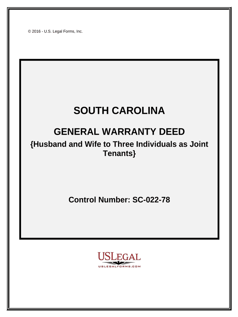 South carolina deed Fill out & sign online DocHub