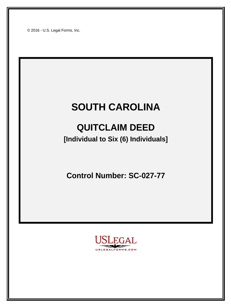 quitclaim deed from Preview on Page 1