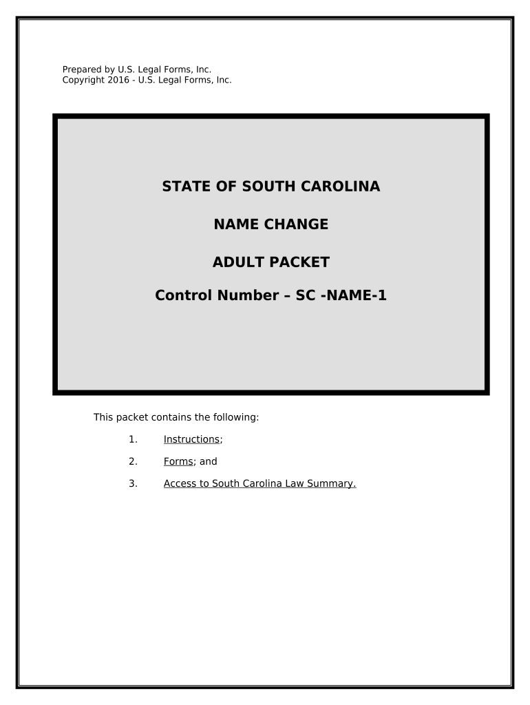 south carolina form Preview on Page 1