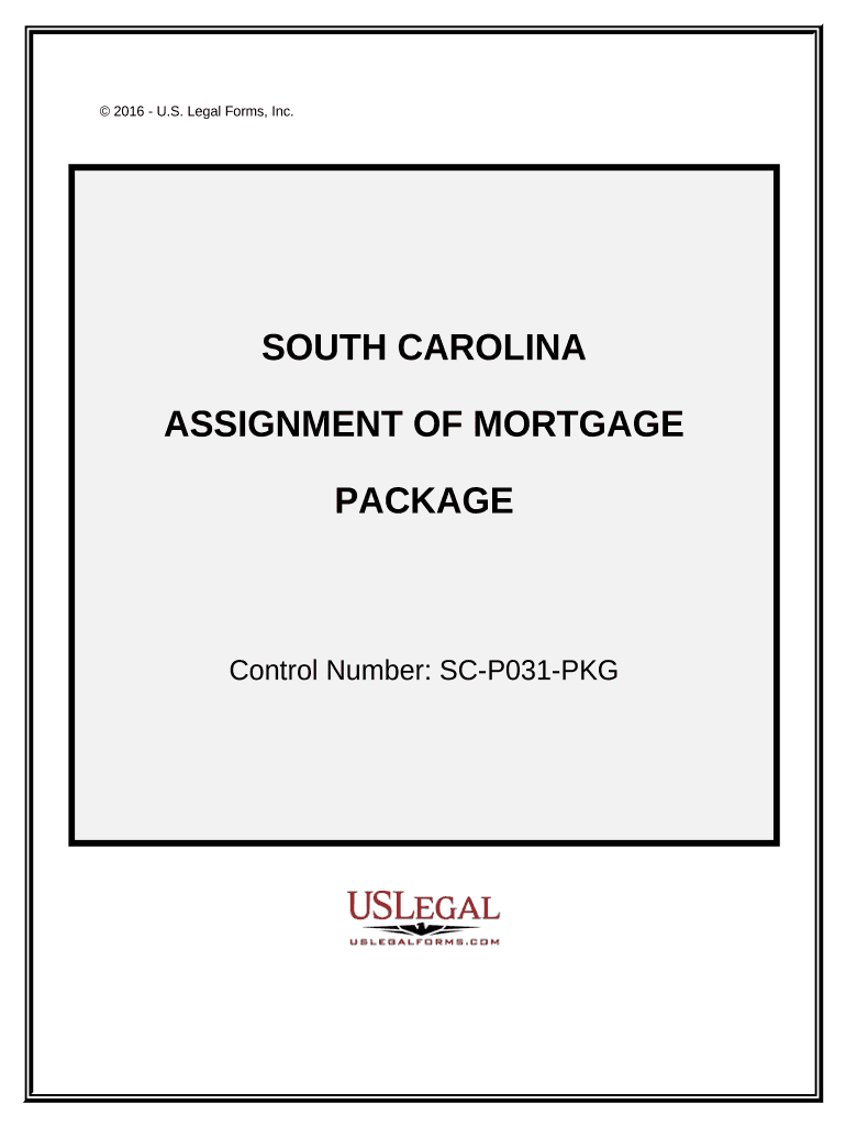 Assignment of Mortgage Package - South Carolina Preview on Page 1