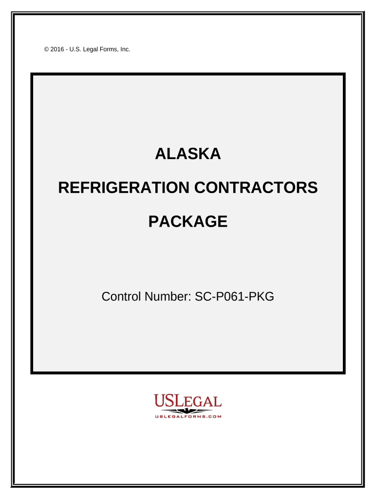 Refrigeration Contractor Package - South Carolina Preview on Page 1