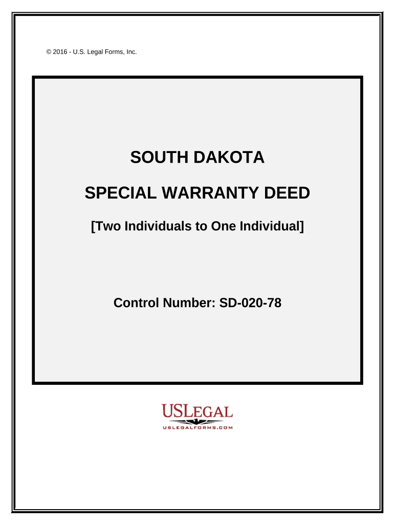 special warranty deed south dakota Preview on Page 1