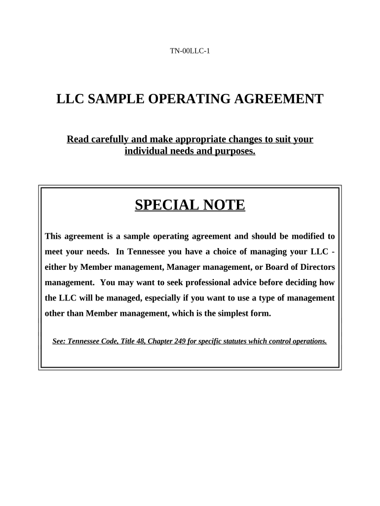 tn llc Preview on Page 1