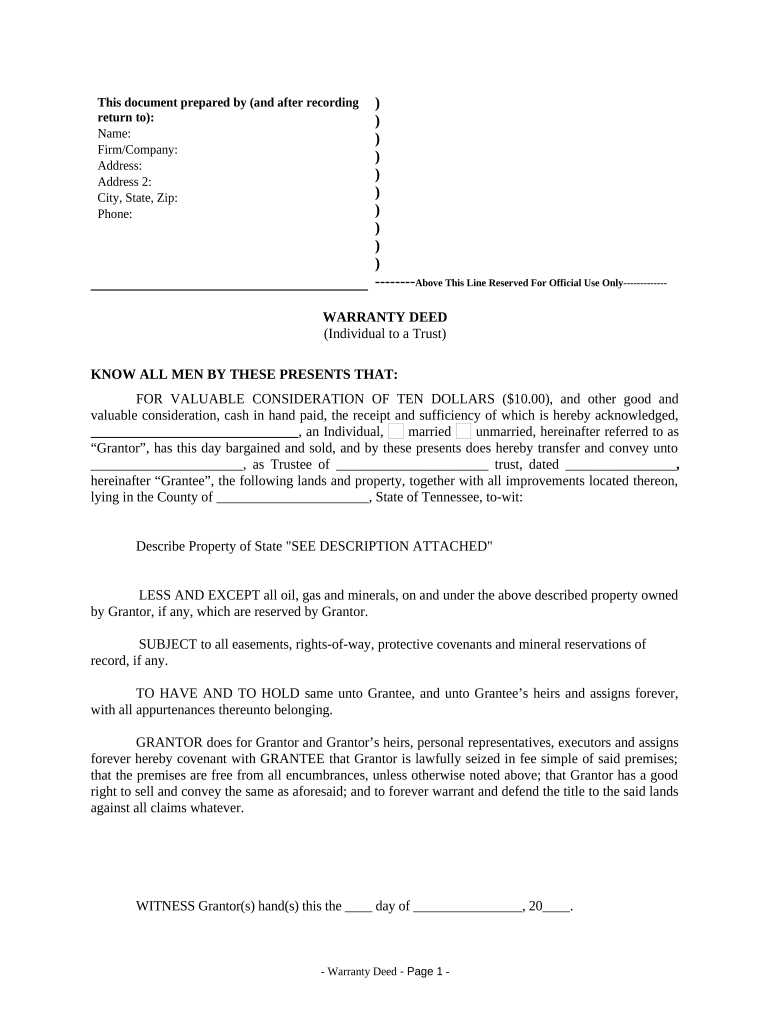 tennessee trust Preview on Page 1