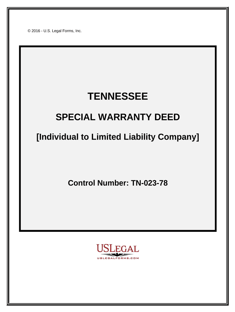 tennessee special deed Preview on Page 1