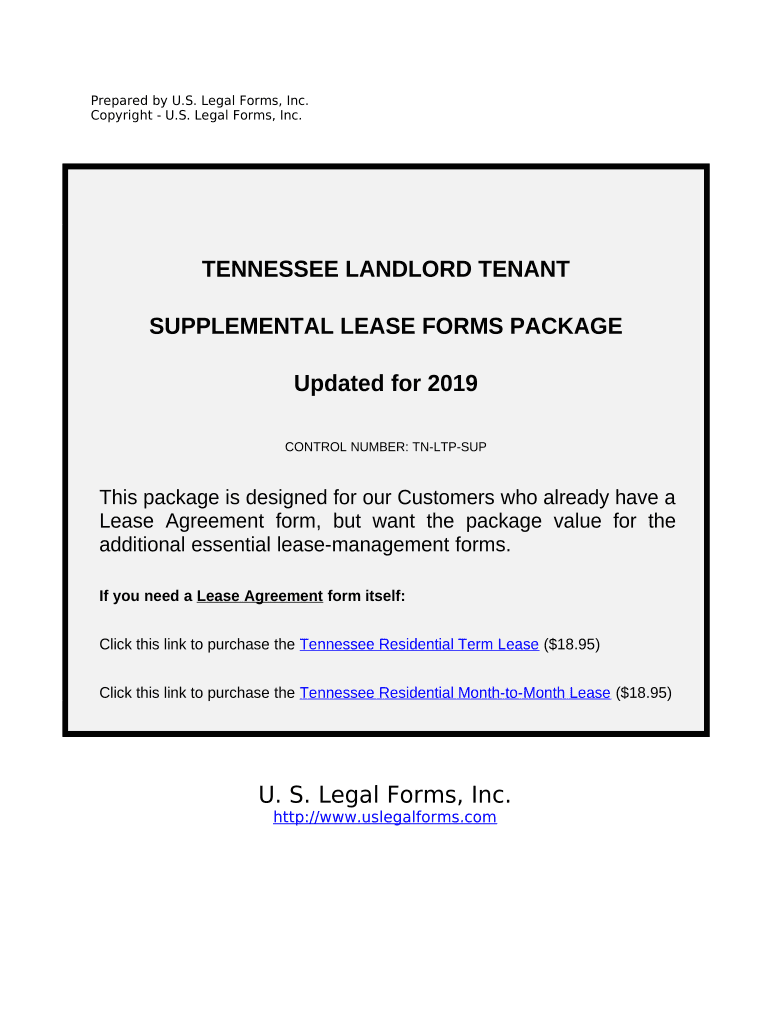 tennessee lease agreement Preview on Page 1