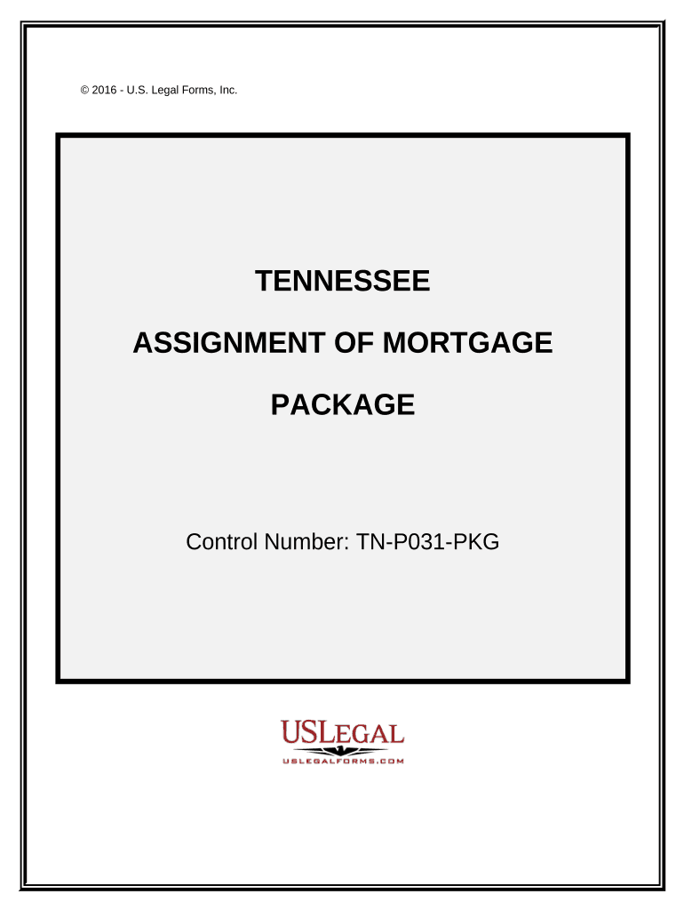 Assignment of Mortgage Package - Tennessee Preview on Page 1