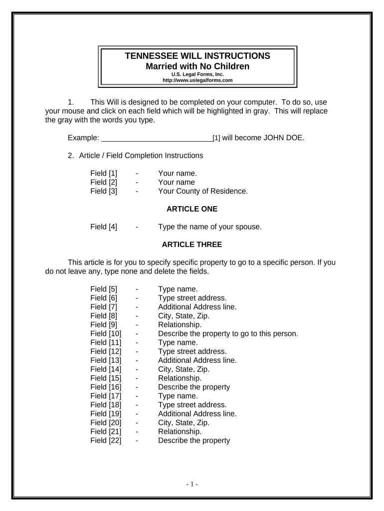 what makes a will legal in tennessee Preview on Page 1