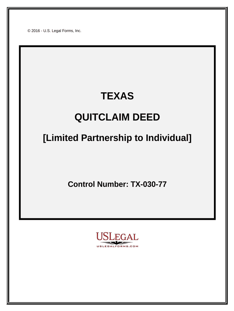 tx limited partnership Preview on Page 1