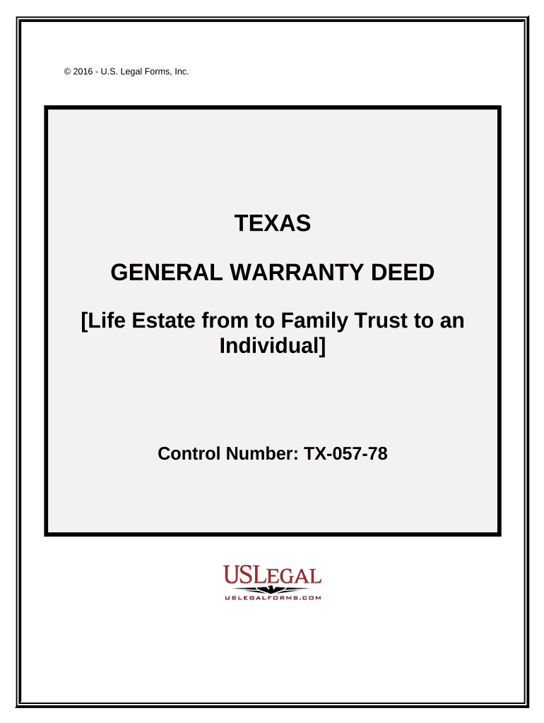 life estate deed in texas Preview on Page 1