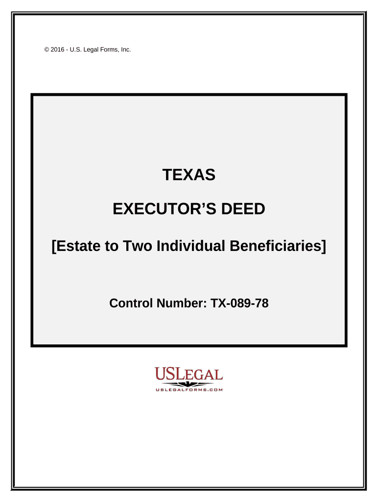 texas deed estate Preview on Page 1