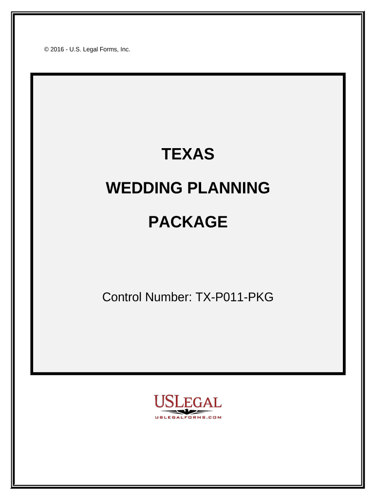 Wedding Planning or Consultant Package - Texas Preview on Page 1