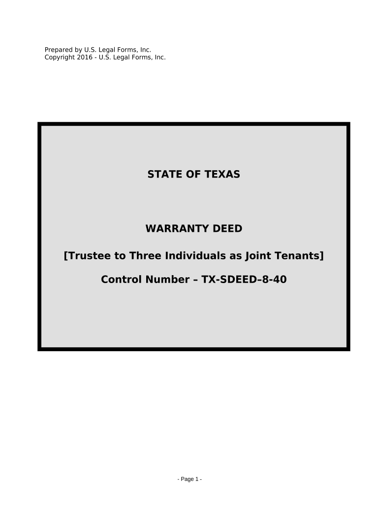texas deed trustee Preview on Page 1