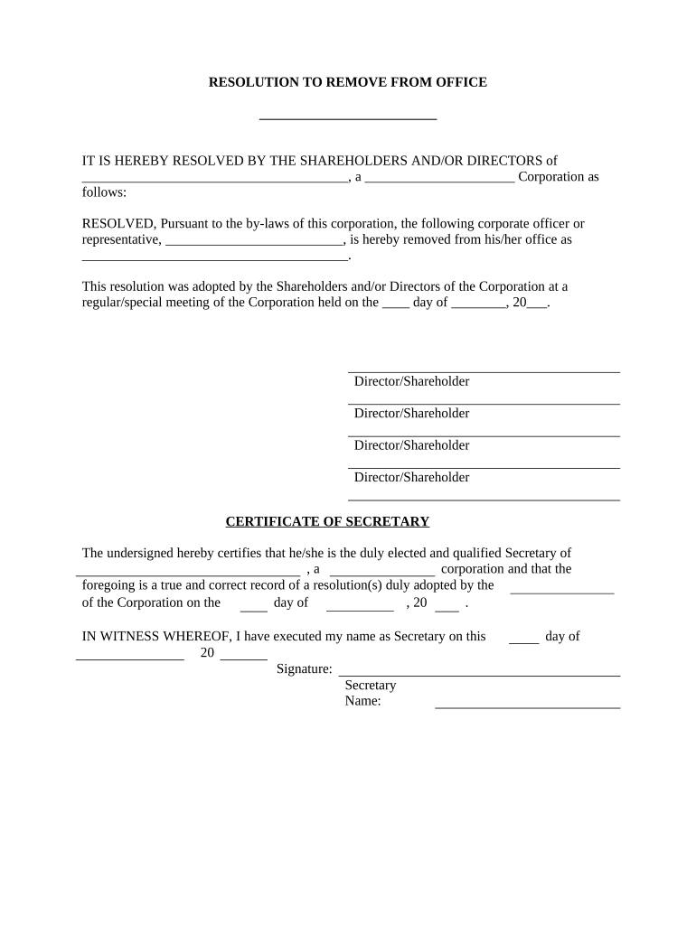 office form corporate Preview on Page 1