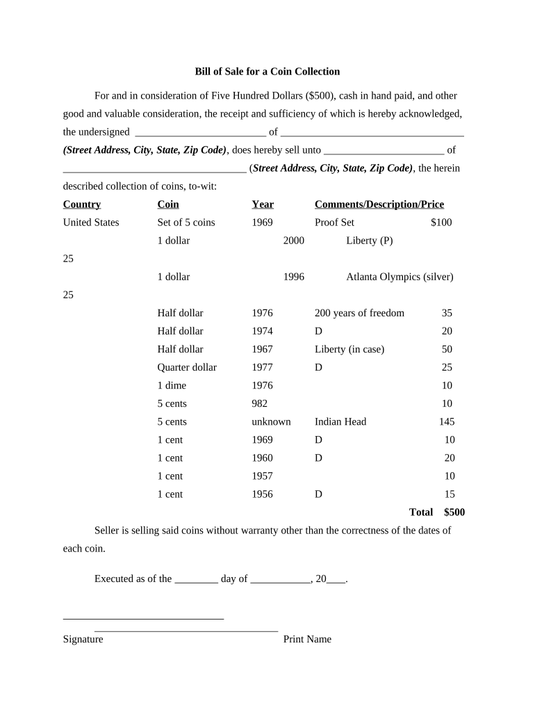 bill form download Preview on Page 1