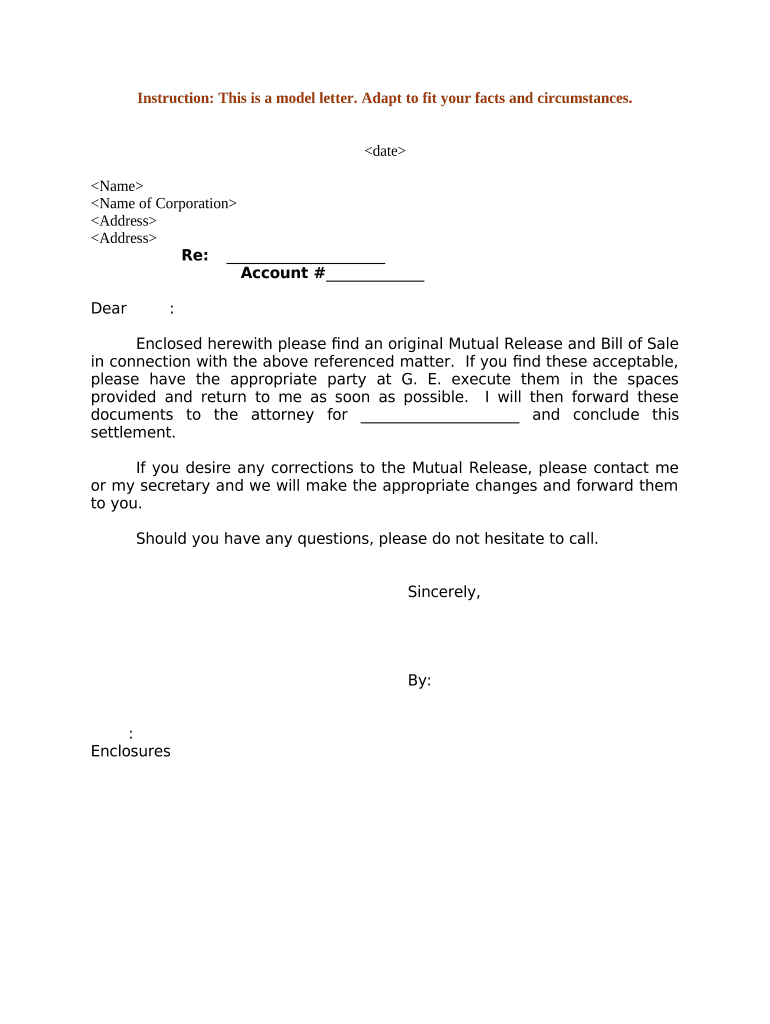 proof of sale letter Preview on Page 1