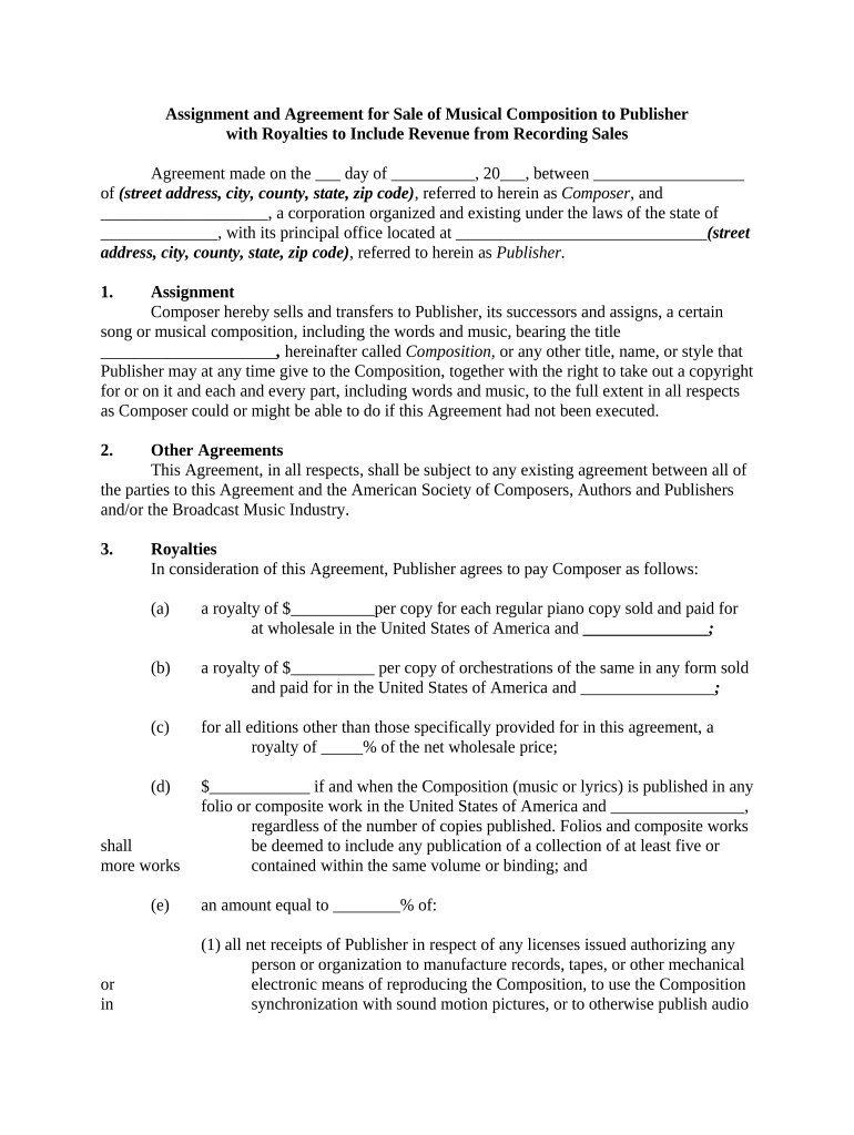 agreement composition Preview on Page 1