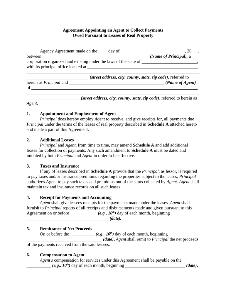 agreement agent real Preview on Page 1