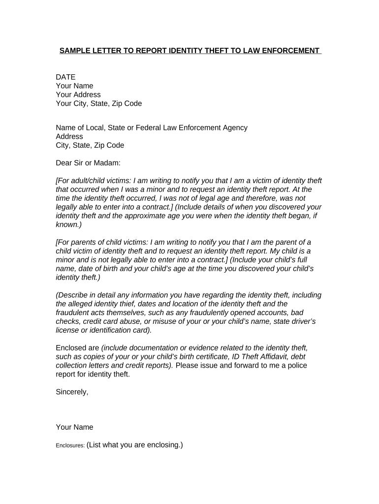 enforcement letter Preview on Page 1