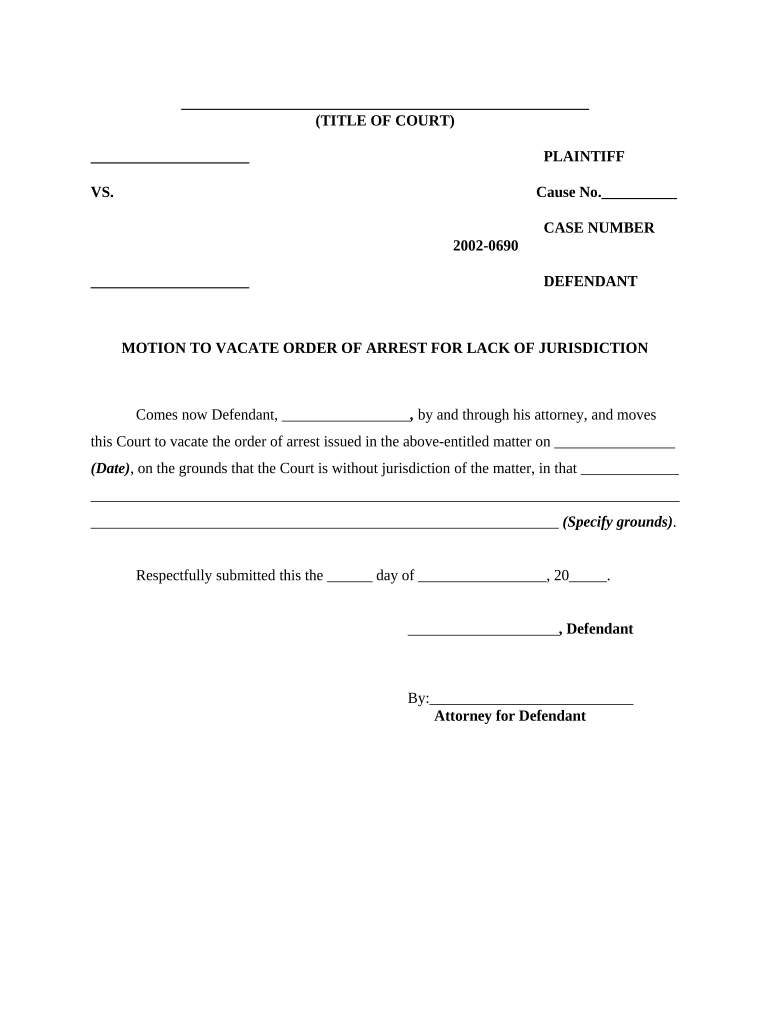 vacate order meaning Preview on Page 1