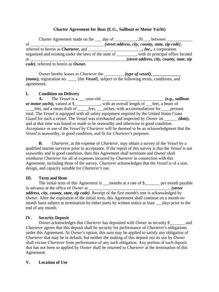charter organization agreement Preview on Page 1