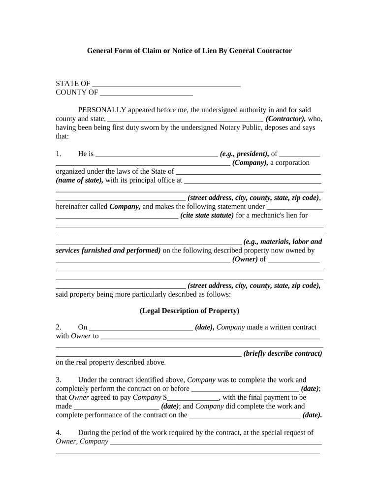 claim notice Preview on Page 1