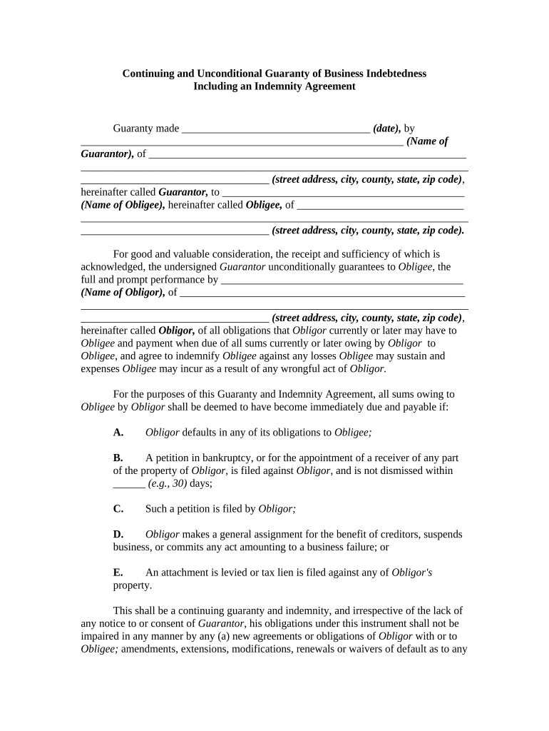 guaranty business Preview on Page 1