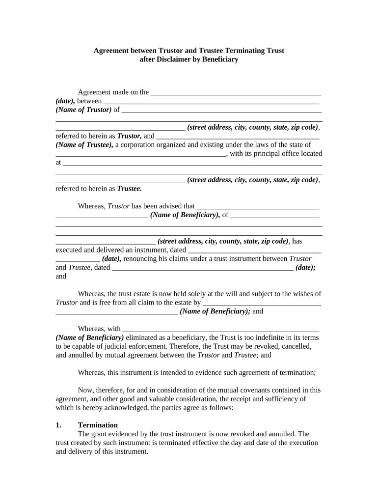 how to sign as a trustee Preview on Page 1