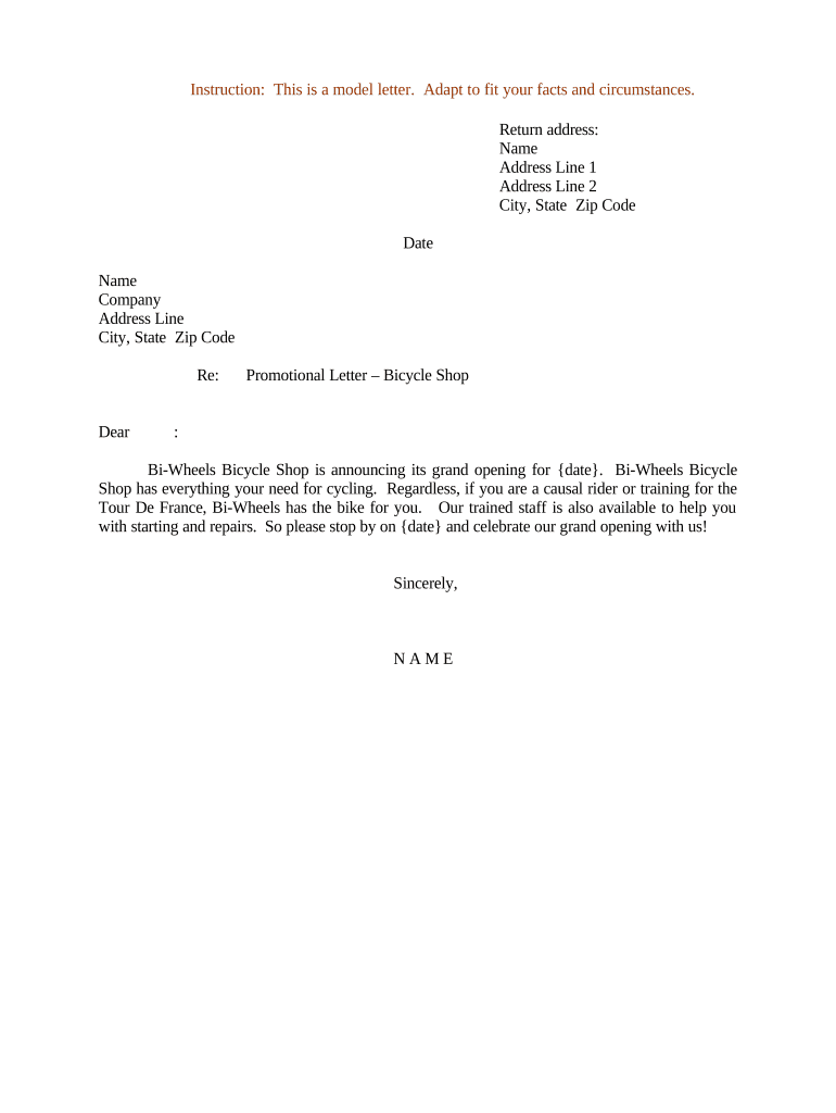 promotion letter Preview on Page 1