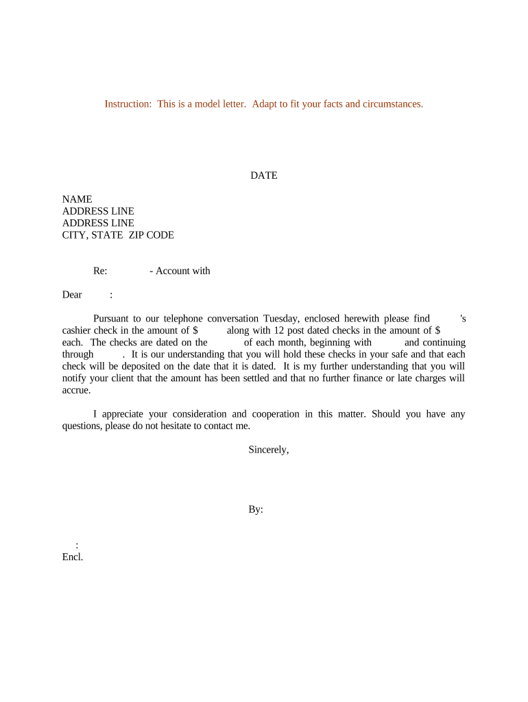 settlement letter example Preview on Page 1