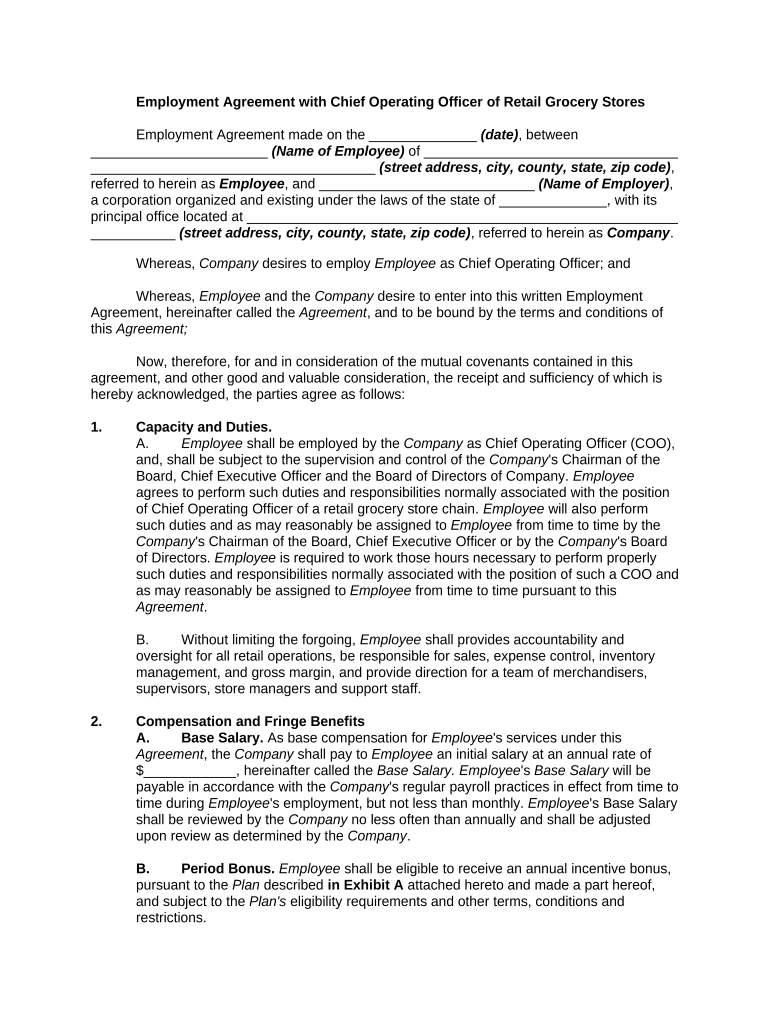 agreement chief officer Preview on Page 1