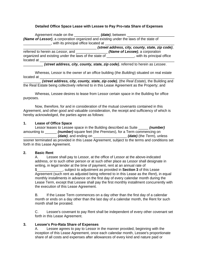 pro lease Preview on Page 1