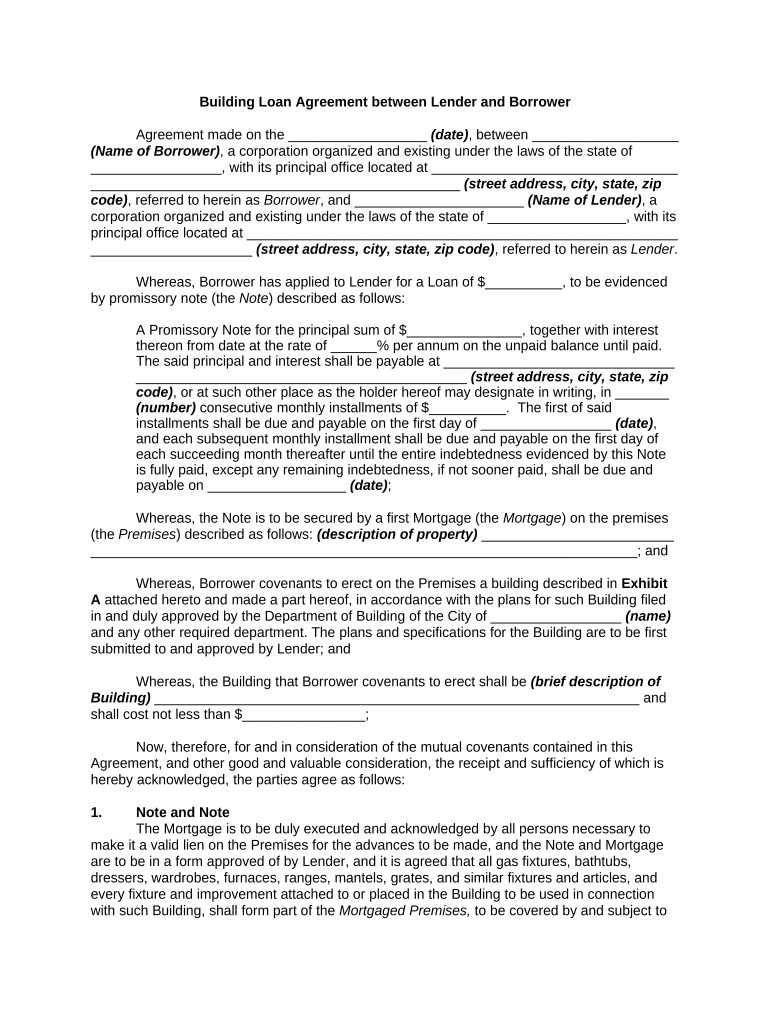 loan agreement form download Preview on Page 1.