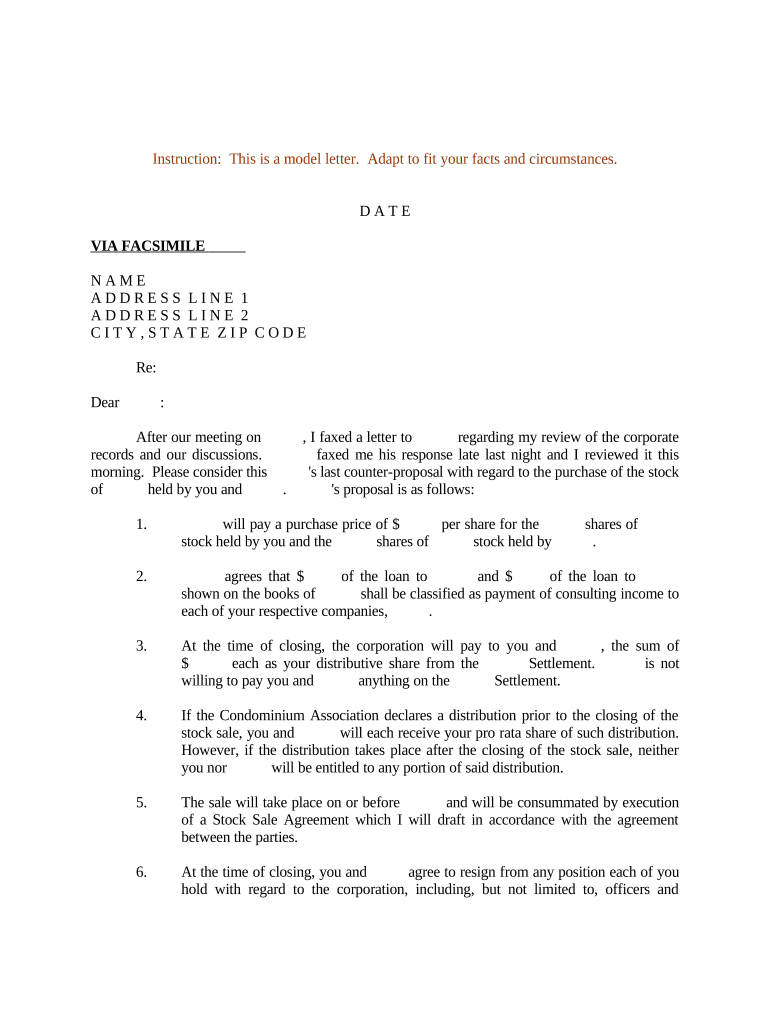 letter counterproposal Preview on Page 1