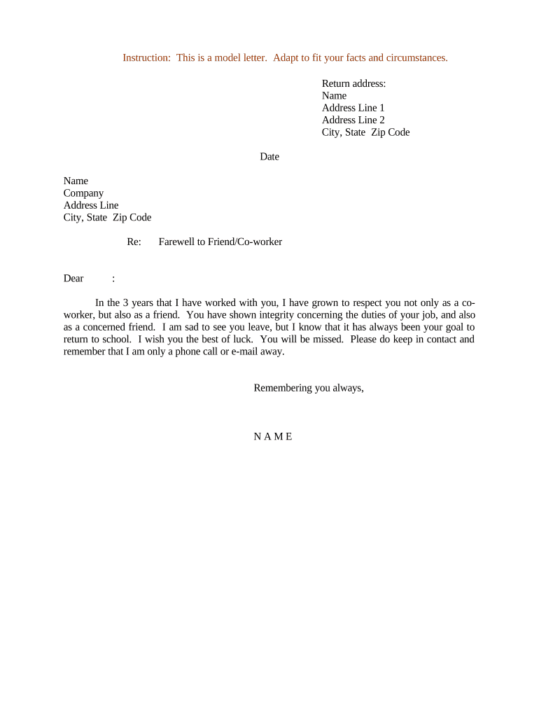 reference letter for coworker Preview on Page 1