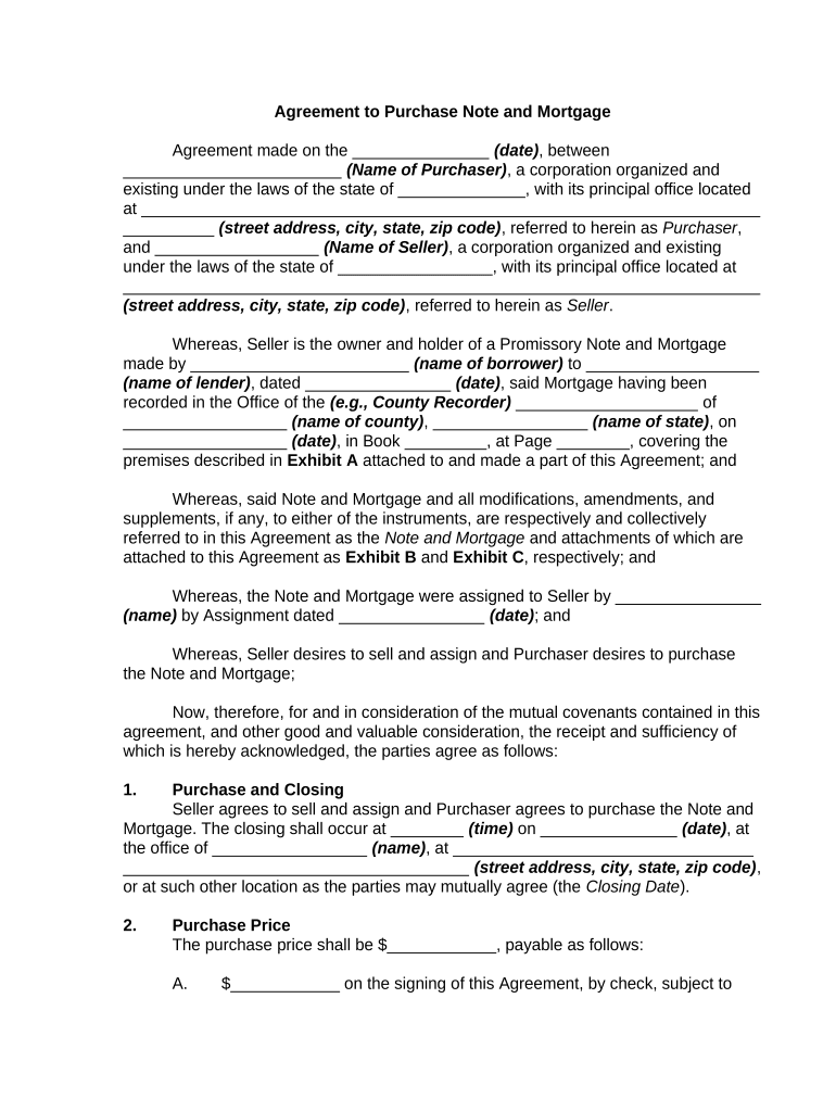 agreement purchase Preview on Page 1