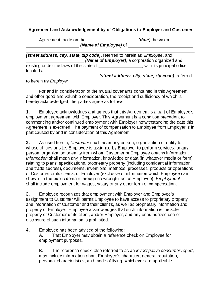 agreement obligations Preview on Page 1.