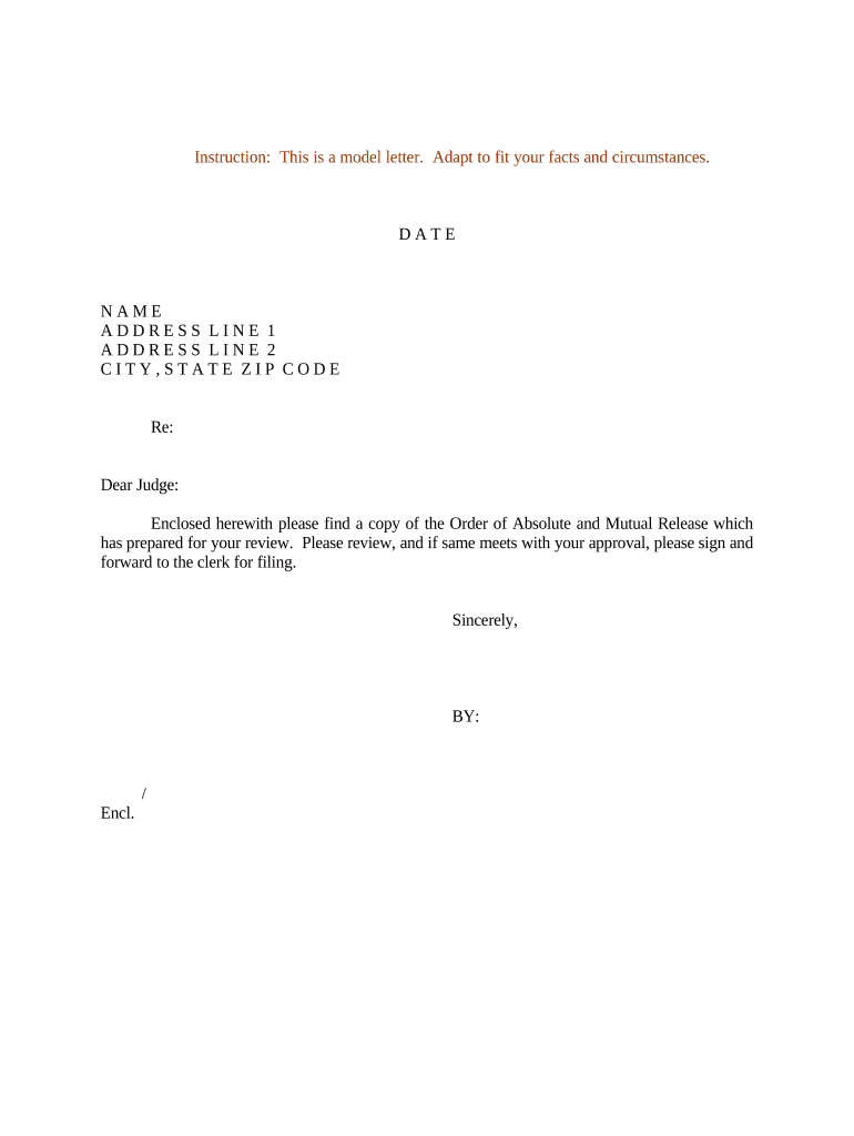 mutual release agreement Preview on Page 1