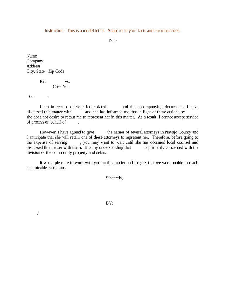 attorney letter Preview on Page 1