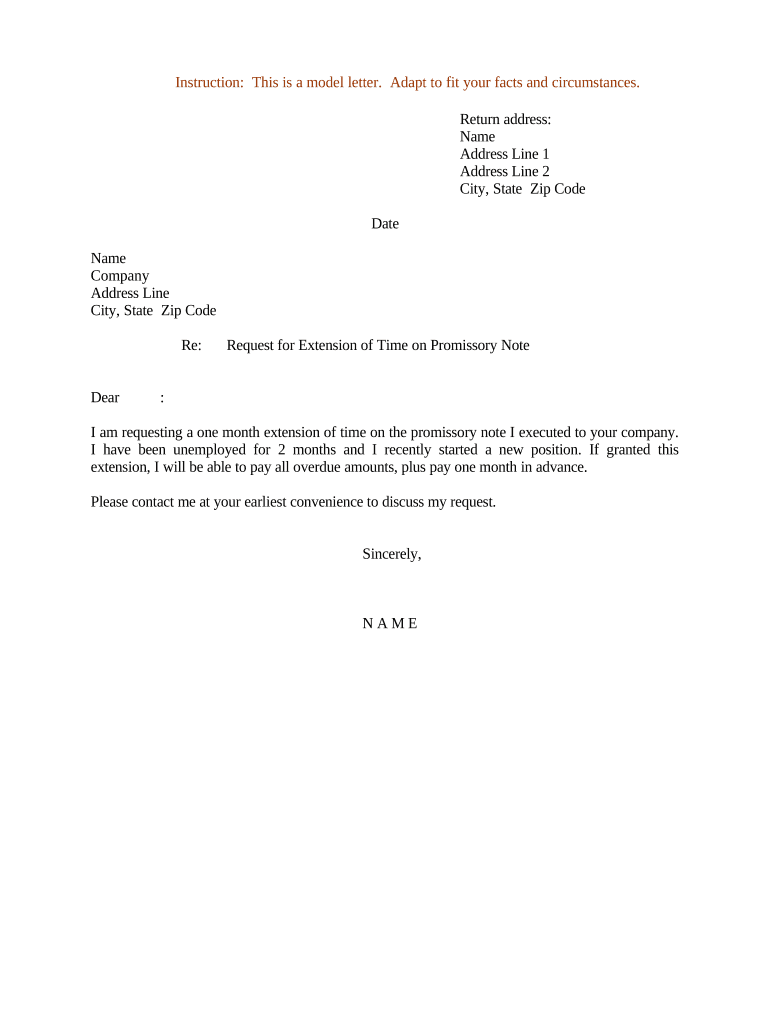 letter of request for extension of deadline of payment